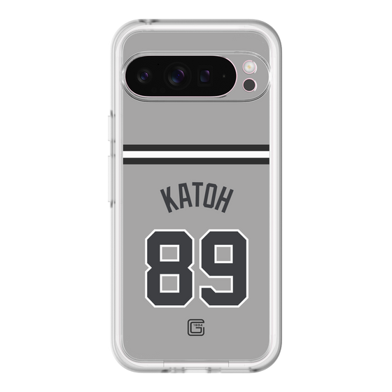 スリムプロテクションプレミアムケース［ 読売ジャイアンツ - #89 KATOH - ビジター ］