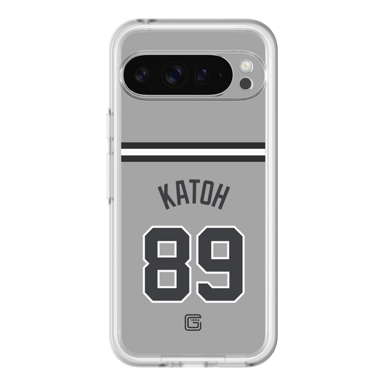 スリムプロテクションプレミアムケース［ 読売ジャイアンツ - #89 KATOH - ビジター ］