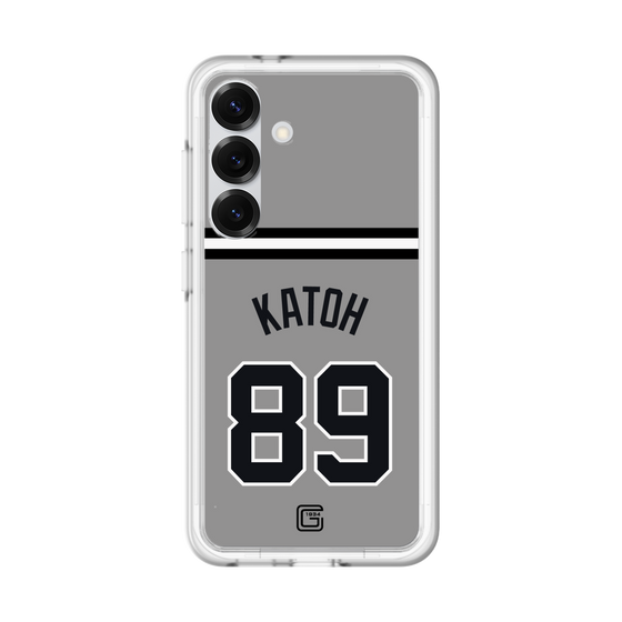 スリムプロテクションプレミアムケース［ 読売ジャイアンツ - #89 KATOH - ビジター ］