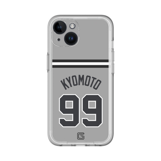 スリムプロテクションプレミアムケース［ 読売ジャイアンツ - #99 KYOMOTO - ビジター ］
