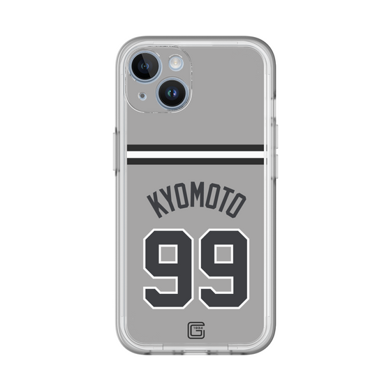 スリムプロテクションプレミアムケース［ 読売ジャイアンツ - #99 KYOMOTO - ビジター ］
