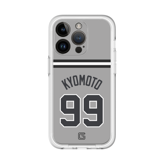 スリムプロテクションプレミアムケース［ 読売ジャイアンツ - #99 KYOMOTO - ビジター ］
