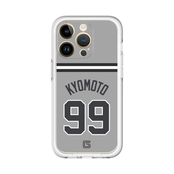 スリムプロテクションプレミアムケース［ 読売ジャイアンツ - #99 KYOMOTO - ビジター ］