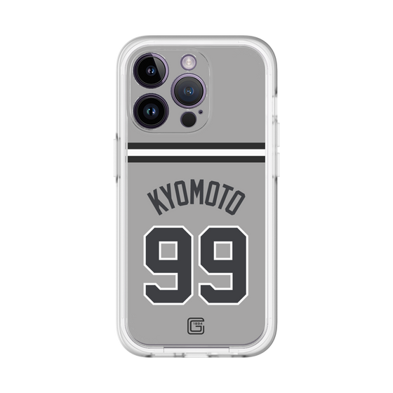 スリムプロテクションプレミアムケース［ 読売ジャイアンツ - #99 KYOMOTO - ビジター ］