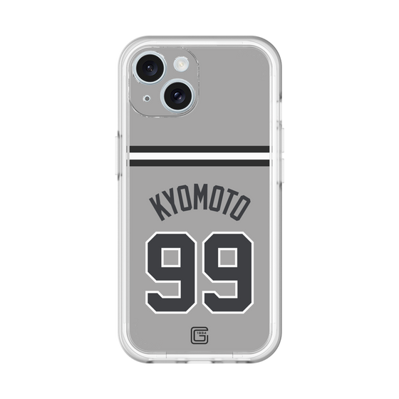 スリムプロテクションプレミアムケース［ 読売ジャイアンツ - #99 KYOMOTO - ビジター ］