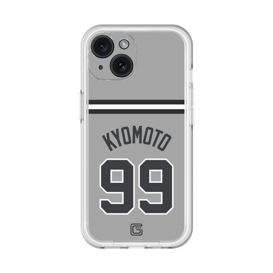 スリムプロテクションプレミアムケース［ 読売ジャイアンツ - #99 KYOMOTO - ビジター ］