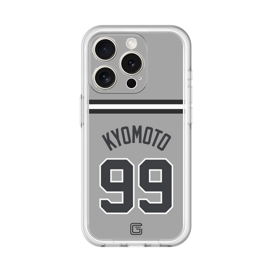 スリムプロテクションプレミアムケース［ 読売ジャイアンツ - #99 KYOMOTO - ビジター ］
