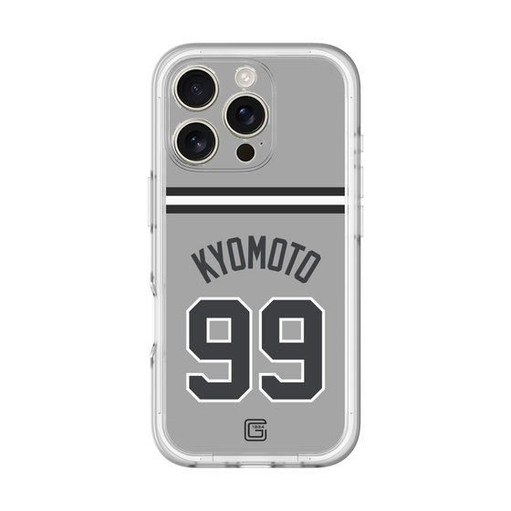 スリムプロテクションプレミアムケース［ 読売ジャイアンツ - #99 KYOMOTO - ビジター ］