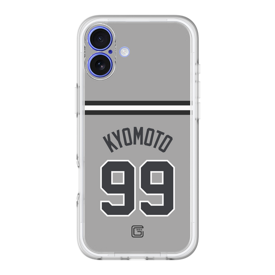 スリムプロテクションプレミアムケース［ 読売ジャイアンツ - #99 KYOMOTO - ビジター ］