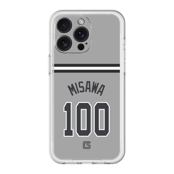 スリムプロテクションプレミアムケース［ 読売ジャイアンツ - #100 MISAWA - ビジター ］