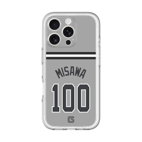 スリムプロテクションプレミアムケース［ 読売ジャイアンツ - #100 MISAWA - ビジター ］
