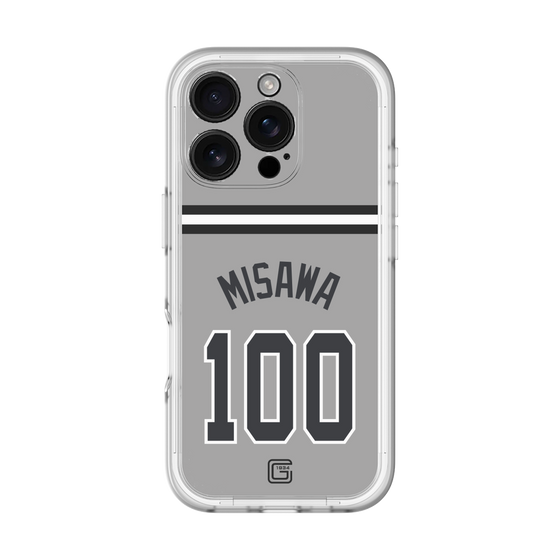 スリムプロテクションプレミアムケース［ 読売ジャイアンツ - #100 MISAWA - ビジター ］