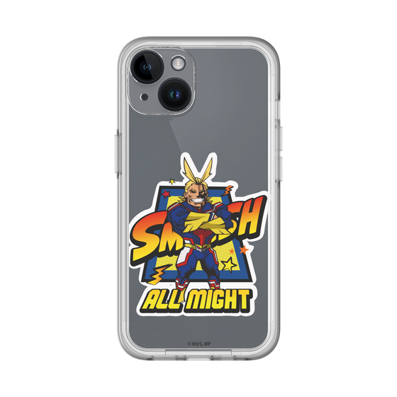 スリムプロテクションプレミアムケース［ 僕のヒーローアカデミア - ミニキャラ - オールマイト ］