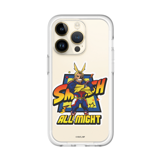 スリムプロテクションプレミアムケース［ 僕のヒーローアカデミア - ミニキャラ - オールマイト ］