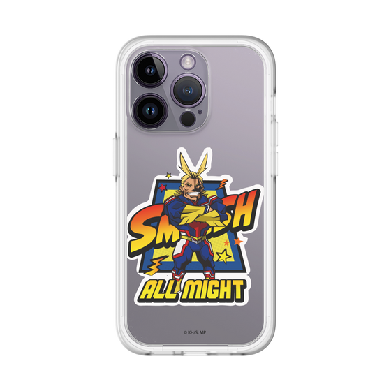 スリムプロテクションプレミアムケース［ 僕のヒーローアカデミア - ミニキャラ - オールマイト ］