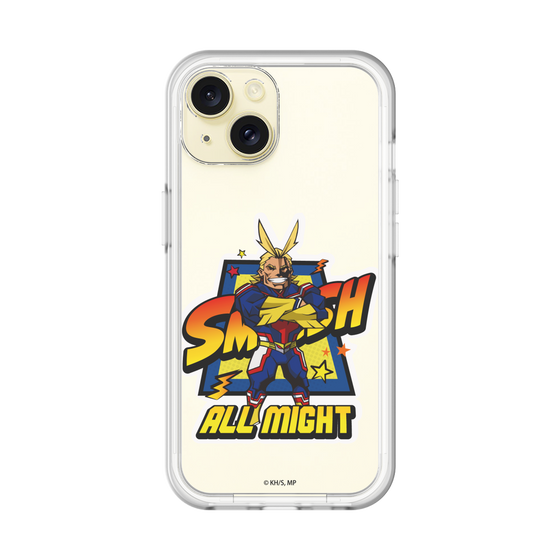 スリムプロテクションプレミアムケース［ 僕のヒーローアカデミア - ミニキャラ - オールマイト ］