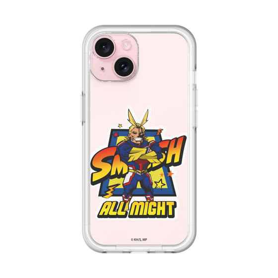 スリムプロテクションプレミアムケース［ 僕のヒーローアカデミア - ミニキャラ - オールマイト ］