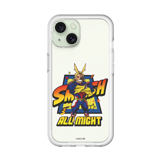 スリムプロテクションプレミアムケース［ 僕のヒーローアカデミア - ミニキャラ - オールマイト ］