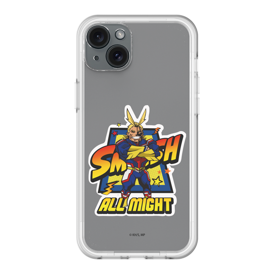 スリムプロテクションプレミアムケース［ 僕のヒーローアカデミア - ミニキャラ - オールマイト ］