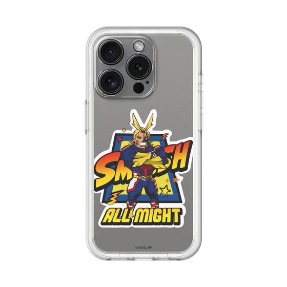 スリムプロテクションプレミアムケース［ 僕のヒーローアカデミア - ミニキャラ - オールマイト ］