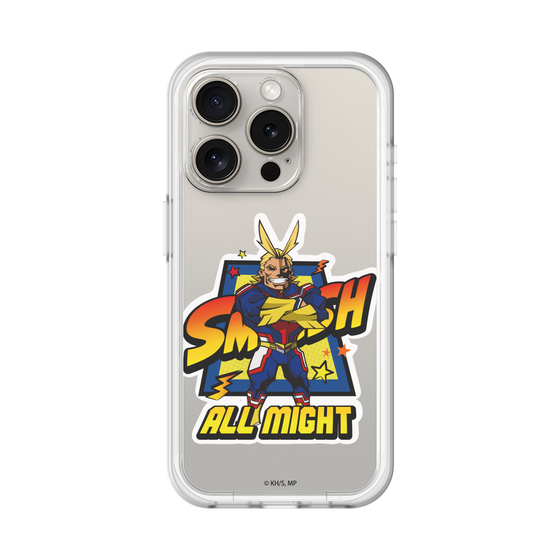 スリムプロテクションプレミアムケース［ 僕のヒーローアカデミア - ミニキャラ - オールマイト ］