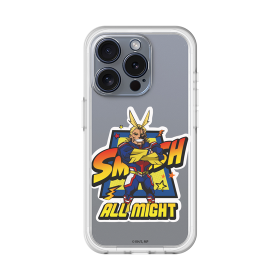 スリムプロテクションプレミアムケース［ 僕のヒーローアカデミア - ミニキャラ - オールマイト ］