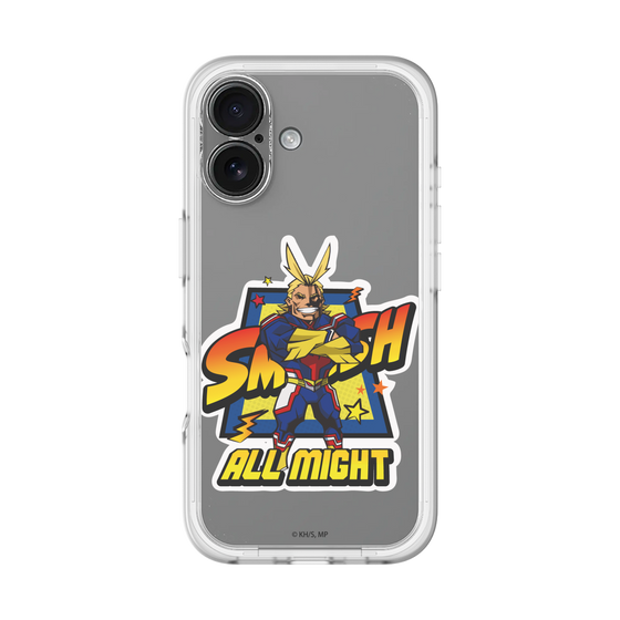 スリムプロテクションプレミアムケース［ 僕のヒーローアカデミア - ミニキャラ - オールマイト ］