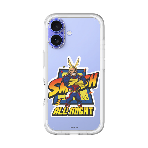 スリムプロテクションプレミアムケース［ 僕のヒーローアカデミア - ミニキャラ - オールマイト ］