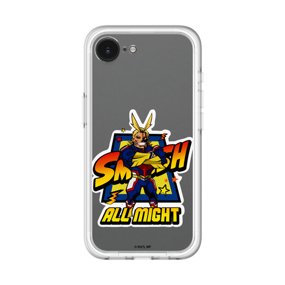 スリムプロテクションプレミアムケース［ 僕のヒーローアカデミア - ミニキャラ - オールマイト ］