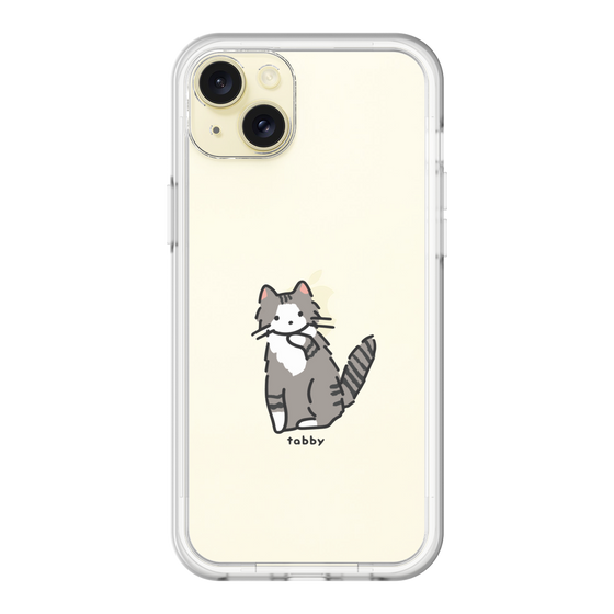 スリムプロテクションプレミアムケース［ オリジナル - CASEPLAYネコ - tabby ］