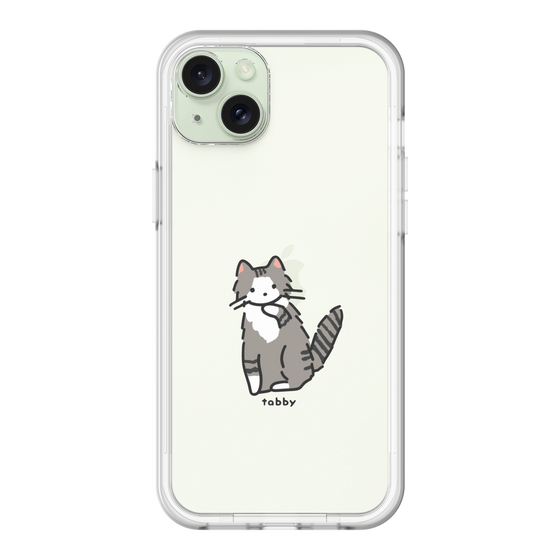 スリムプロテクションプレミアムケース［ オリジナル - CASEPLAYネコ - tabby ］