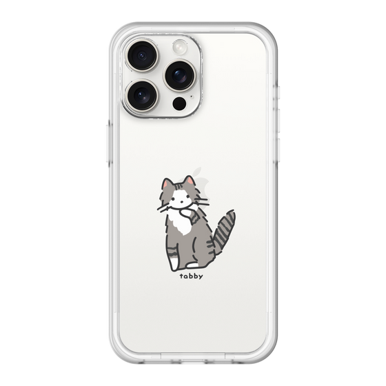 スリムプロテクションプレミアムケース［ オリジナル - CASEPLAYネコ - tabby ］