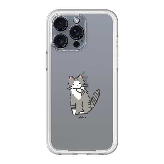 スリムプロテクションプレミアムケース［ オリジナル - CASEPLAYネコ - tabby ］