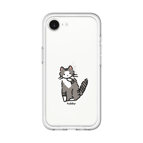 スリムプロテクションプレミアムケース［ オリジナル - CASEPLAYネコ - tabby ］