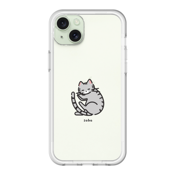 スリムプロテクションプレミアムケース［ オリジナル - CASEPLAYネコ - saba ］