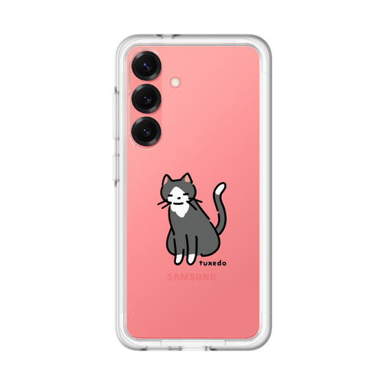 スリムプロテクションプレミアムケース［ オリジナル - CASEPLAYネコ - tuxedo ］
