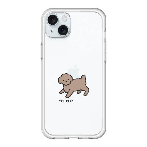スリムプロテクションプレミアムケース［ オリジナル - CASEPLAYイヌ - toy pooh ］