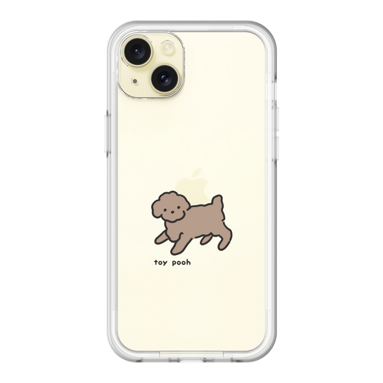 スリムプロテクションプレミアムケース［ オリジナル - CASEPLAYイヌ - toy pooh ］
