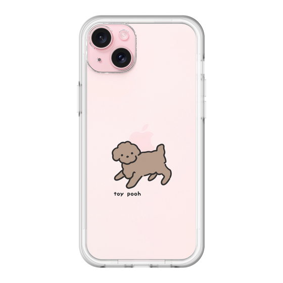 スリムプロテクションプレミアムケース［ オリジナル - CASEPLAYイヌ - toy pooh ］