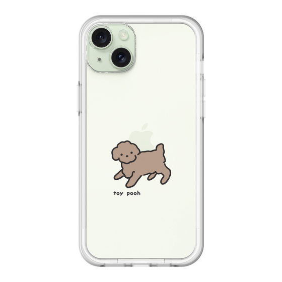 スリムプロテクションプレミアムケース［ オリジナル - CASEPLAYイヌ - toy pooh ］