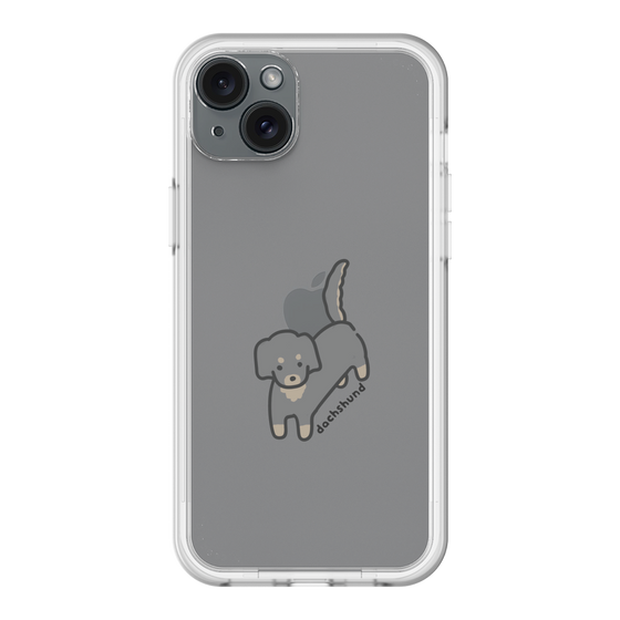 スリムプロテクションプレミアムケース［ オリジナル - CASEPLAYイヌ - dachsund ］