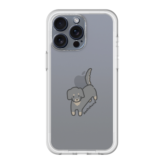 スリムプロテクションプレミアムケース［ オリジナル - CASEPLAYイヌ - dachsund ］