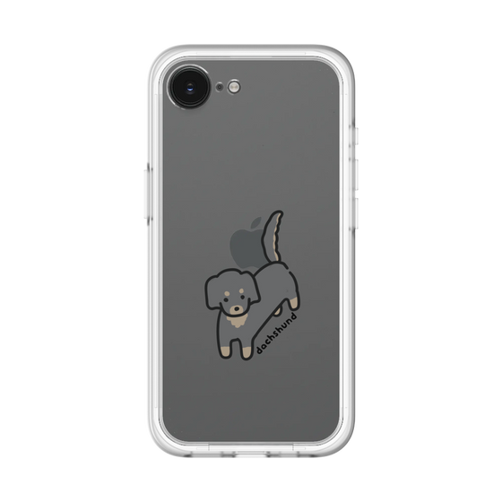 スリムプロテクションプレミアムケース［ オリジナル - CASEPLAYイヌ - dachsund ］
