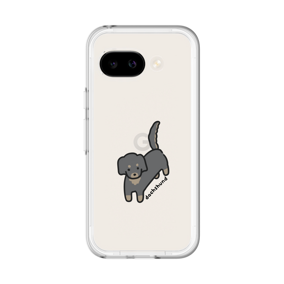 スリムプロテクションプレミアムケース［ オリジナル - CASEPLAYイヌ - dachsund ］