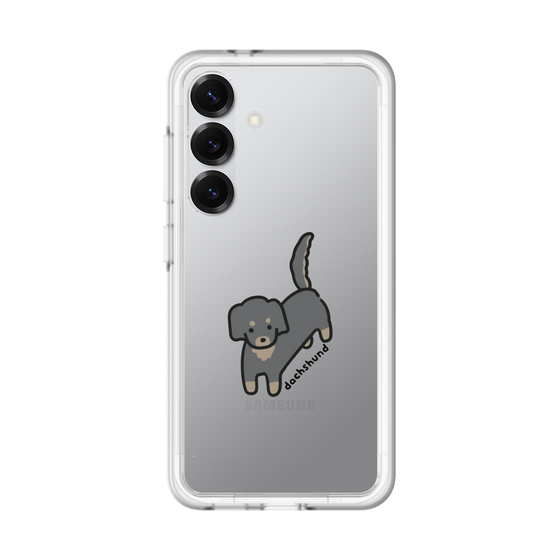 スリムプロテクションプレミアムケース［ オリジナル - CASEPLAYイヌ - dachsund ］