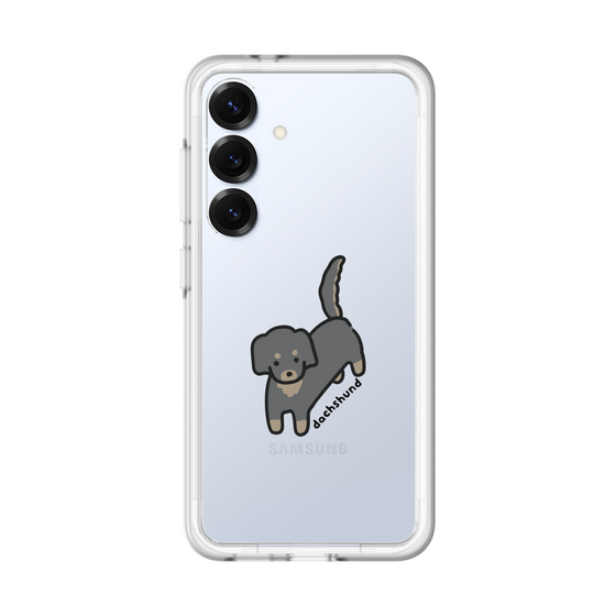 スリムプロテクションプレミアムケース［ オリジナル - CASEPLAYイヌ - dachsund ］