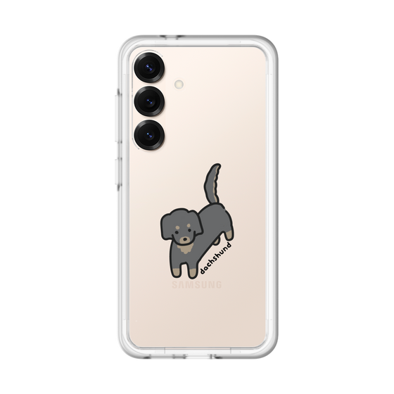 スリムプロテクションプレミアムケース［ オリジナル - CASEPLAYイヌ - dachsund ］