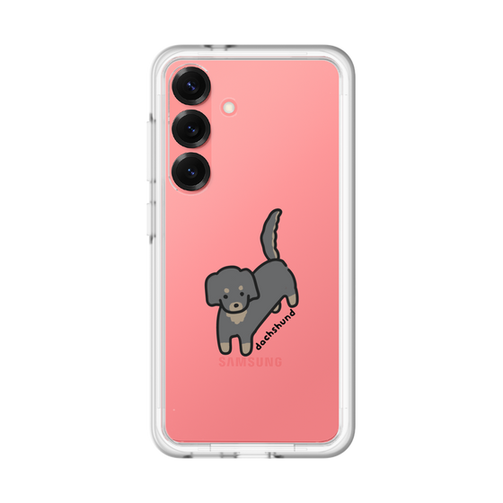 スリムプロテクションプレミアムケース［ オリジナル - CASEPLAYイヌ - dachsund ］