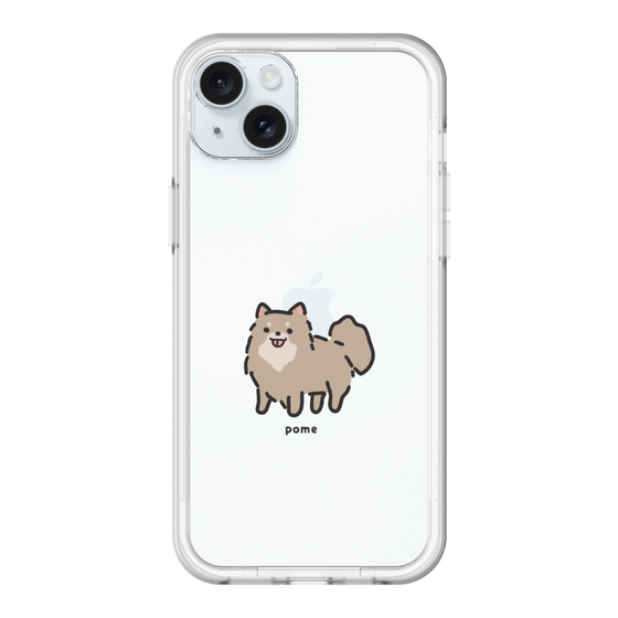 スリムプロテクションプレミアムケース［ オリジナル - CASEPLAYイヌ - pome ］