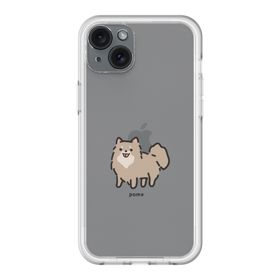 スリムプロテクションプレミアムケース［ オリジナル - CASEPLAYイヌ - pome ］